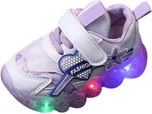 Toddler Light Up Shoes Summer and Autumn Children's Sports Shoes for Small and Medium Sized Children's Toddler Shoes