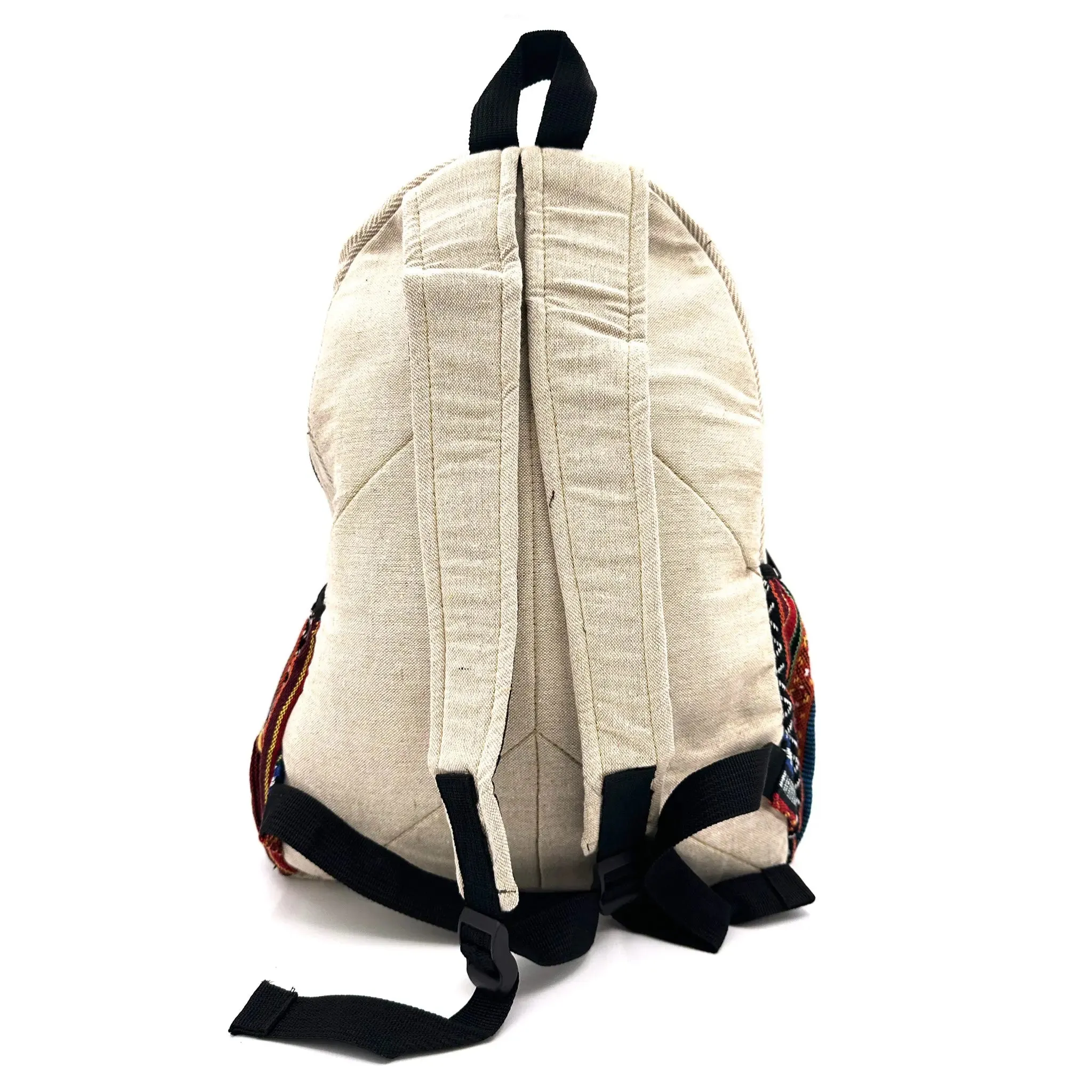 Tree of Life Hemp and Cotton Stripe Backpack