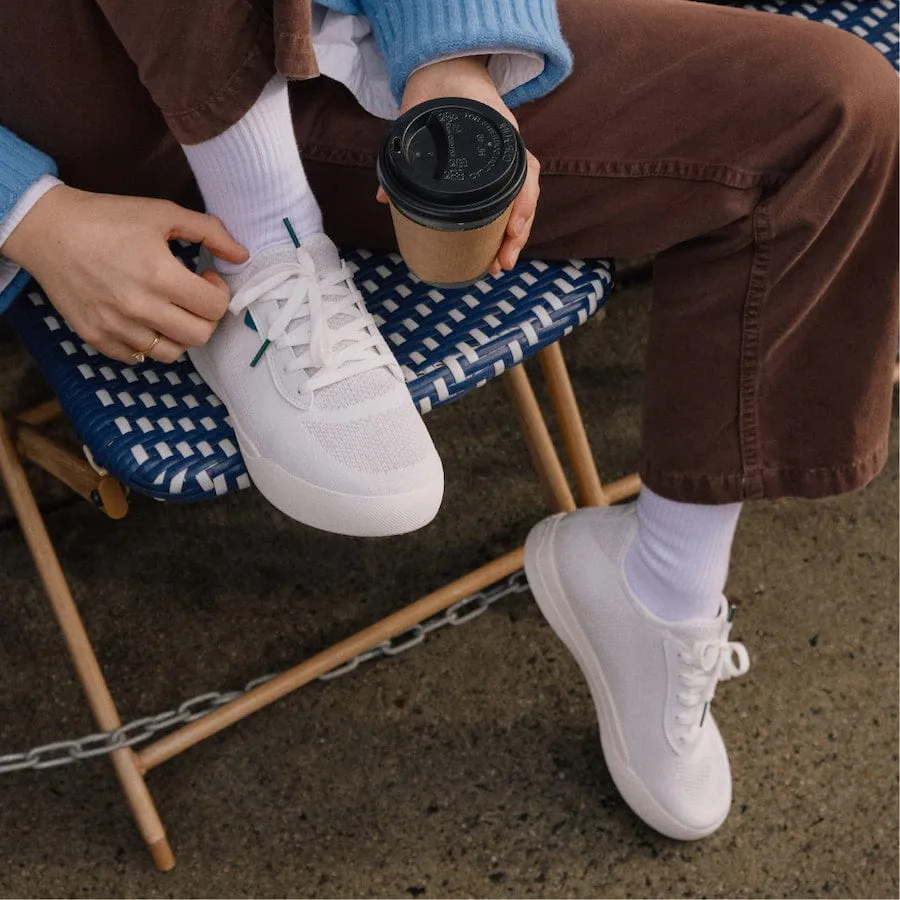Vessi Women's Weekend Sneakers- Marble White