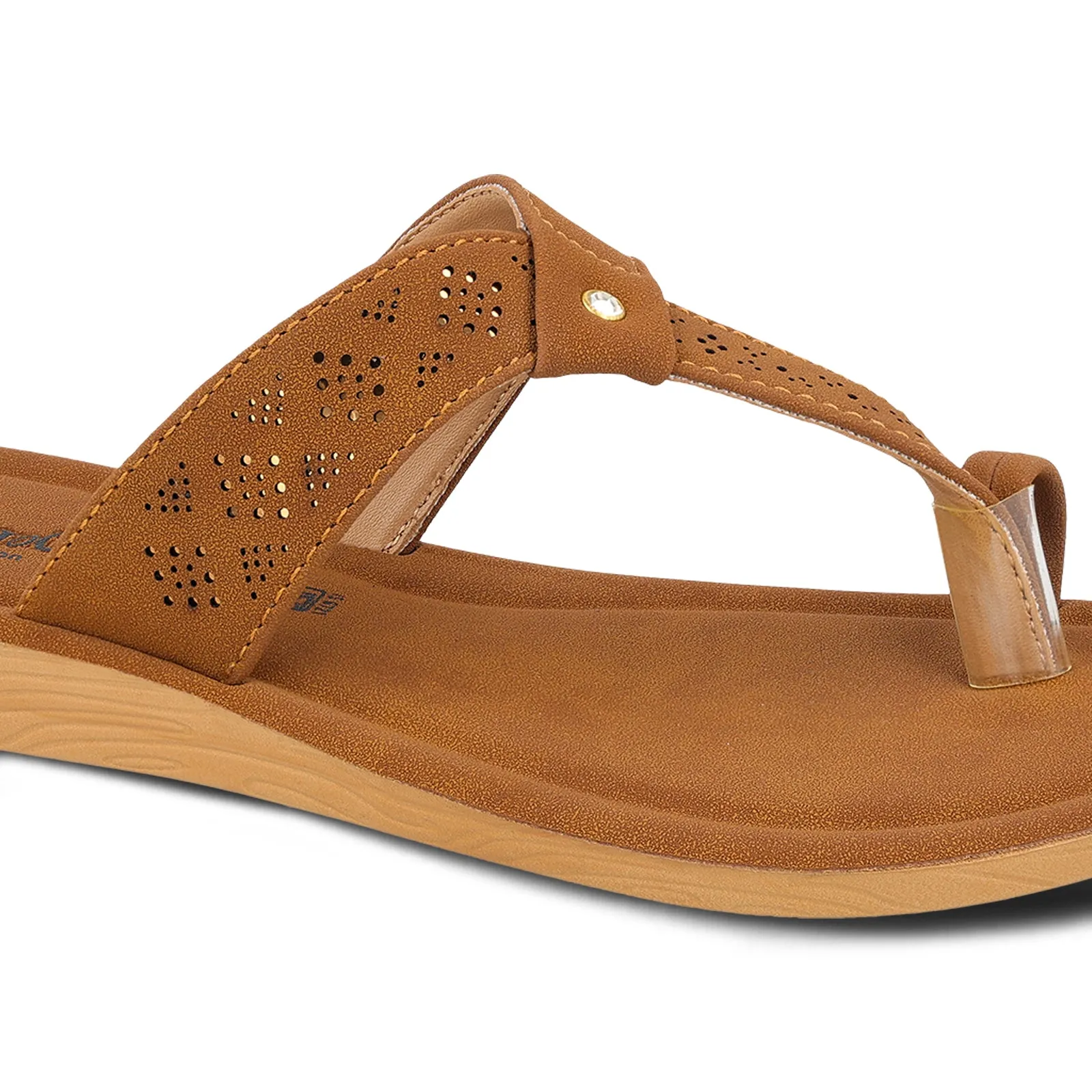 Women's Daily Wear Sandals - WE2410 Tan