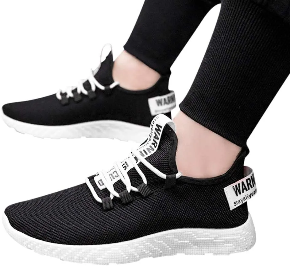 Women's Fashion Sneaker Mesh Slip On Black Non Slip Shoes for Women Comfortable Men's Running Shoes White Loafers Shoes for Women Womens Leopard Sneakers