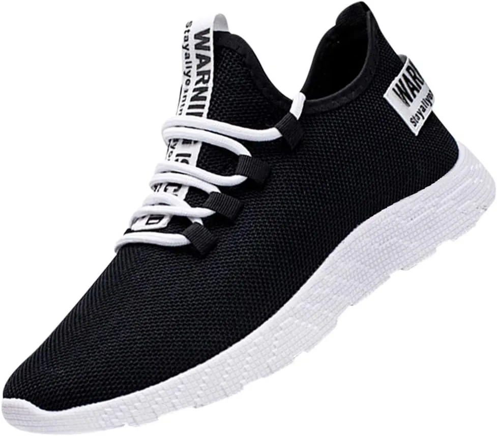 Women's Fashion Sneaker Non Slip Breathable Lightweight Comfortable Lace Up Womens Running Shoes Arch Support Loafers Women White Shoes for Women Sneakers