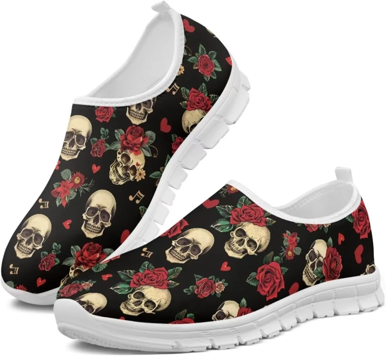 Womens Loafers Stylish Slip On Low Tops Fitness Non Slip Gym Sneakers Comfort Casual Lightweight Walking Shoes for Workout Dressy