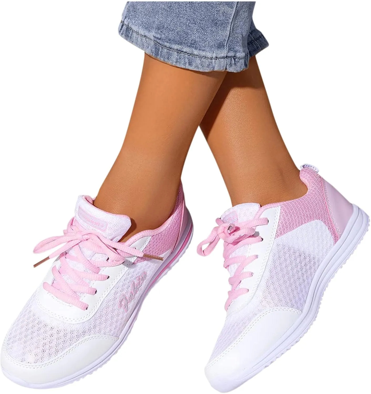 Womens Slip on Walking Shoes Comfort Lightweight Breathable Running Shoes for Women Jogging Woman Shoes Casual Platform Sneakers Steel Toe Tennis Shoe Trainers Shoe