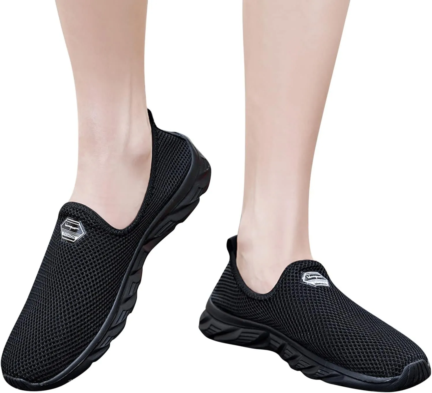 Womens White Tennis Shoes Leather Sneakers Casual Walking Shoes for Women Shoes to Prevent Tip Toe Walking Womens Loafers Shoes Mens Waterproof Sneakers
